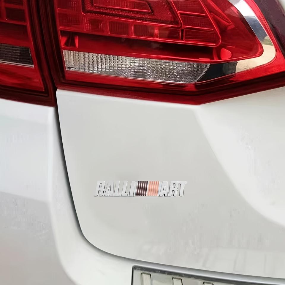 Customize Your Car With A Unique RALLIART English Logo Which Is Waterproof And Sunproof To Decorate Your Car Body.
