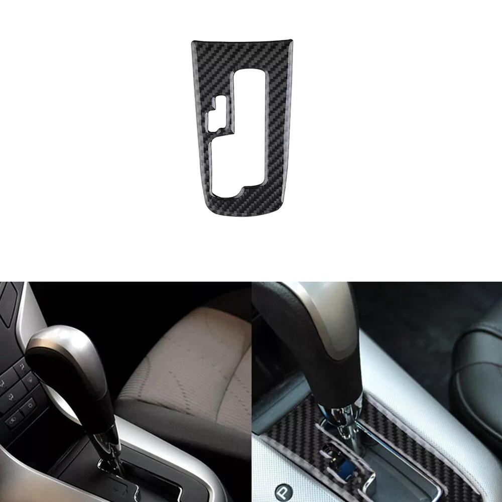 Carbon Fiber Console Gear Shift Panel Cover Trim For Chevrolet Cruze 2009-2015