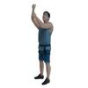 1:64 Scale Hand Painted Resin Figures Miniature People for Dioramas Props,Photography Collector Rock Climber Figure Model