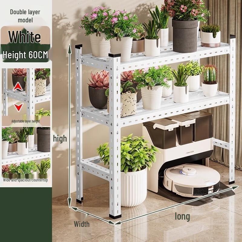 

Iron Art 2-Tier Corner Flower Stand