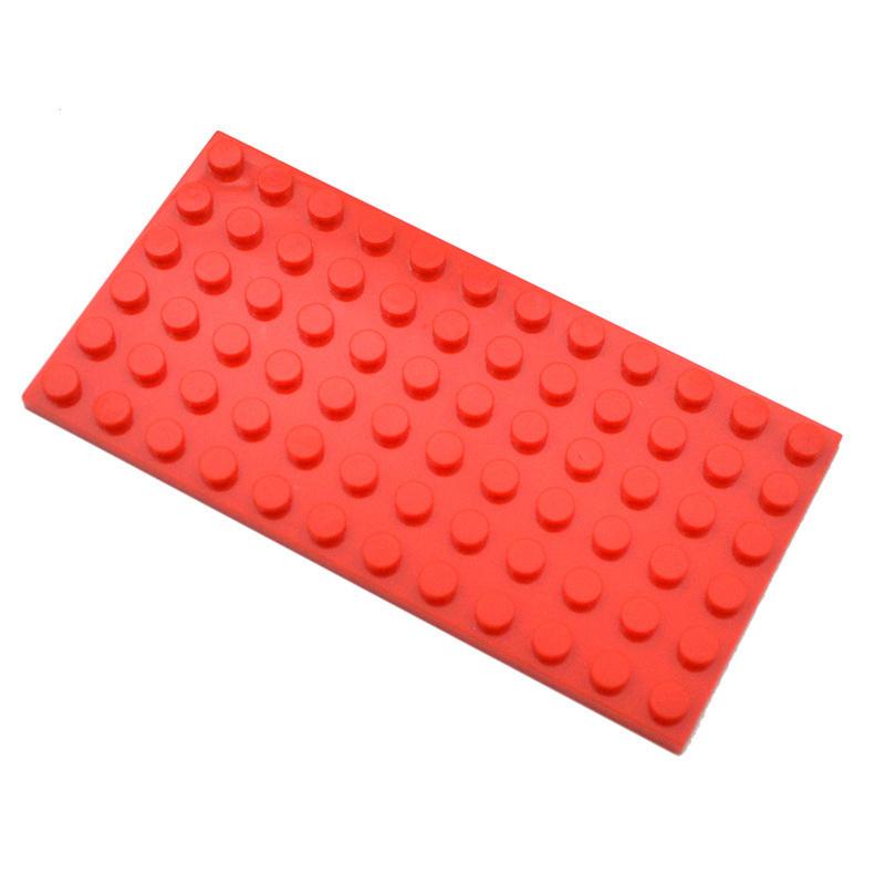 Non-Toxic 10Pcs Diy Building Blocks 6X12 Dots Thin Figures Bricks Educational Creative Size Compatible With 3028 Toys For Children