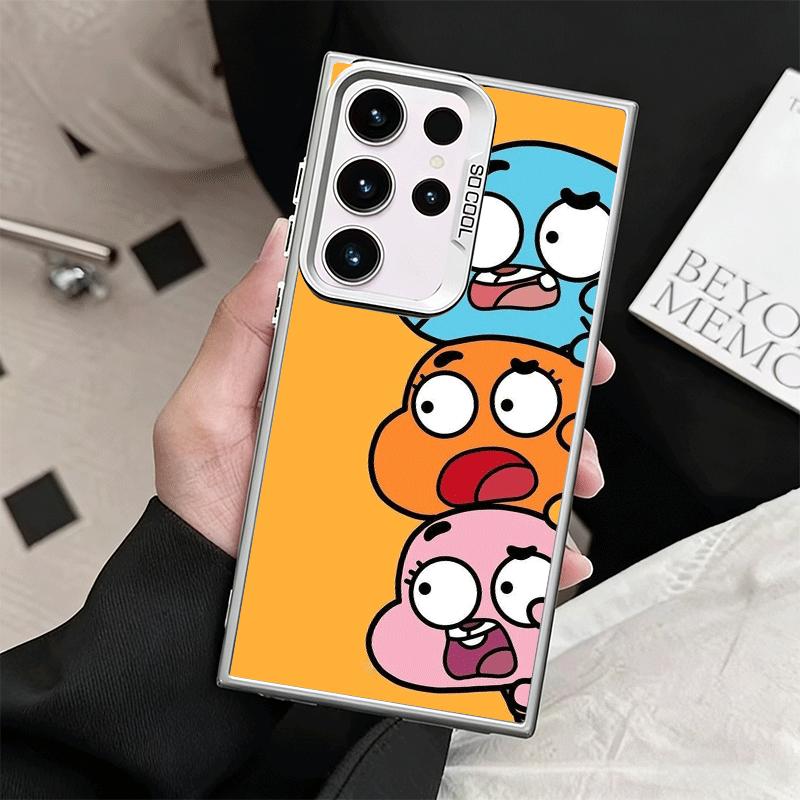A-Amazing World G-Gumball Soft Phone Case for Samsung Galaxy S24 S25 FE S26 Edge S23 Ultra S22 Plus S21 + Shockproof Cover Back