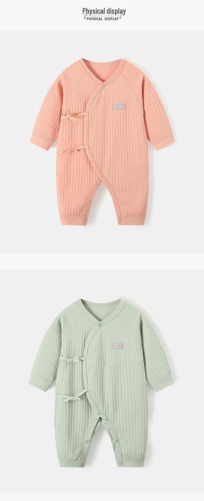 Unisex Newborn Long Sleeve Cotton Bodysuit for All Seasons