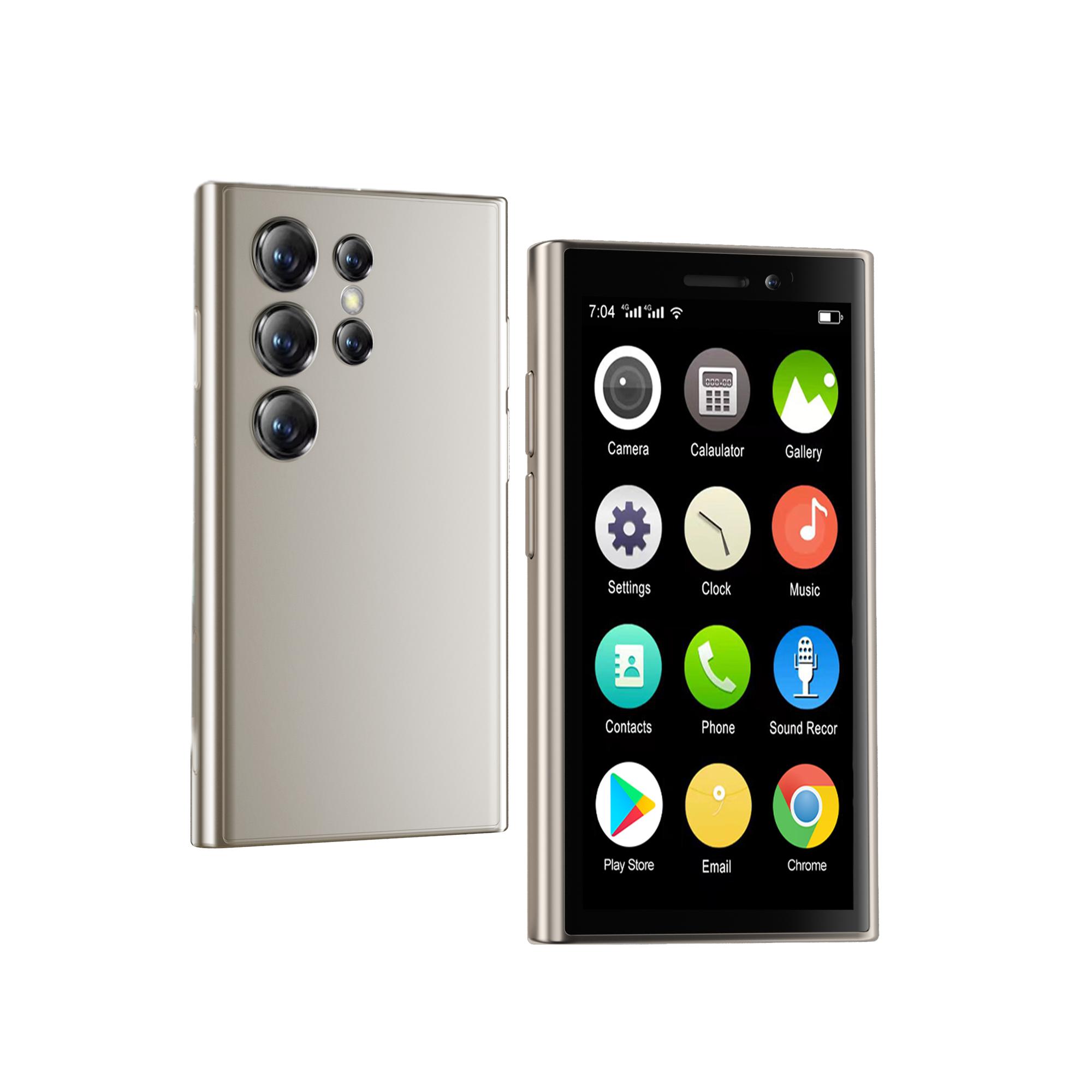 

SERVO S26 3G WCDMA Mini Smartphone Android 9.0 Play Store 2GB+16GB 3.0 Display WiFi Face Unlock Dual SIM Small Smart Cellphones 16g&2 G золотий