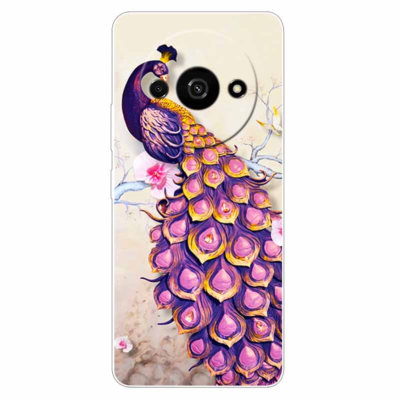 For Xiaomi Poco C61 Case Soft Silicone Lion TPU Shockproof Back Cover for Xiaomi Poco C61 Cases C 61 Cute PocoC61 Fashion Shell