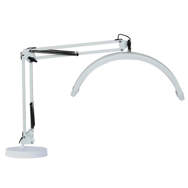 16" Half-Moon U-Shaped LED Clip-On Stand: Eye Protection & Permanent Makeup Fill Light.