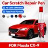 Caneta de Pintura para Retoque de Veículo de Uso Exclusivo Para Mazda CX-9 2006-2025 TB TC Caneta de Pintura Automotiva Reparo de Arranhões Ferramentas de Detalhamento Carro A