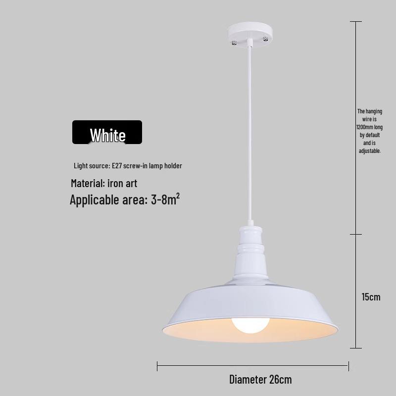 

Colorful Retro Industrial Chandelier for Hot Pot & Tea Restaurants Without Light Source