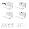 Floating Record Storage Adhesive Vinyl Wall Mounts, Easy Installation Acrylic Studio Mounts Shelves, Strong Hold Holder for Displaying Album