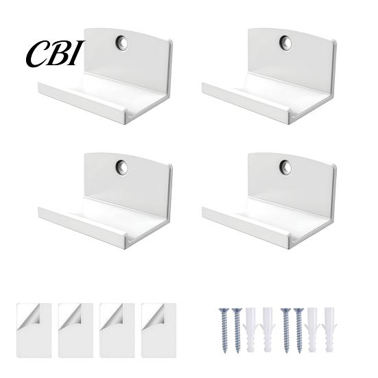 Floating Record Storage Adhesive Vinyl Wall Mounts, Easy Installation Acrylic Studio Mounts Shelves, Strong Hold Holder for Displaying Album