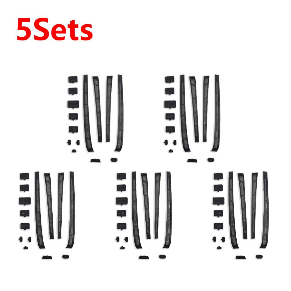 1-5PCS 12 in 1 Silicone Anti-dust Cover Dustproof Plug Dust Protector for PS5 Slim for PS 5 Slim Console Accessories Pack
