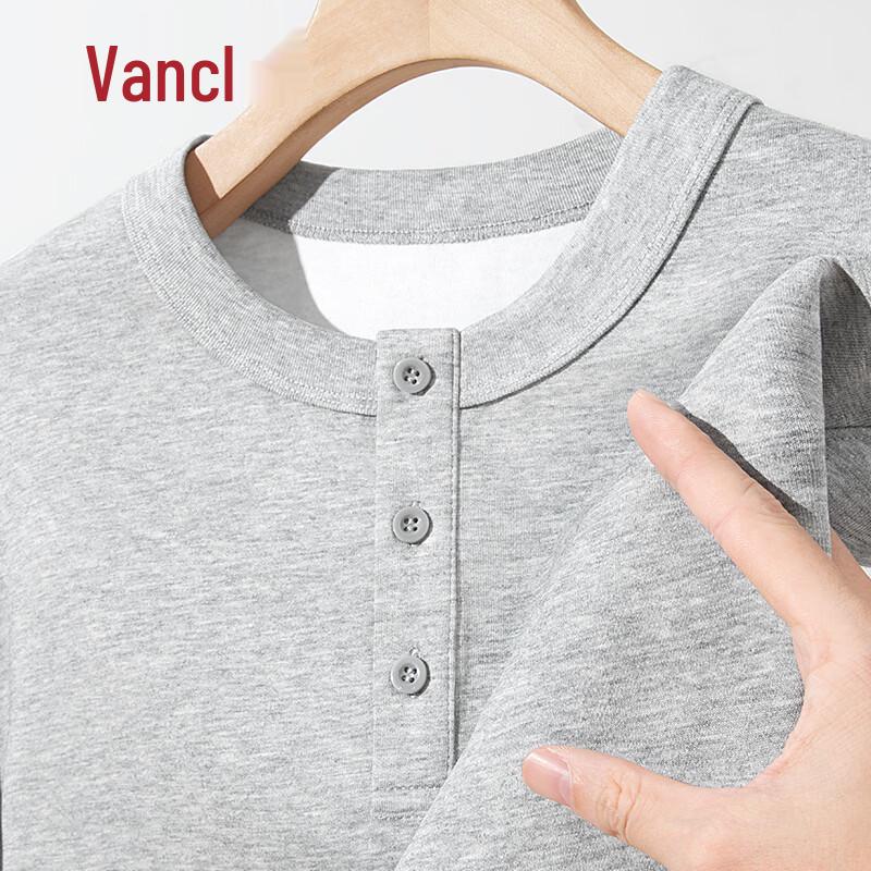VANCL Men's Casual Henley Long-Sleeve Shirt