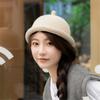 Japanese Beanie Hat for Various Head Size Winter Autumn Thickened Pullover Hat for Casual Travel Street Wear Domed Hat