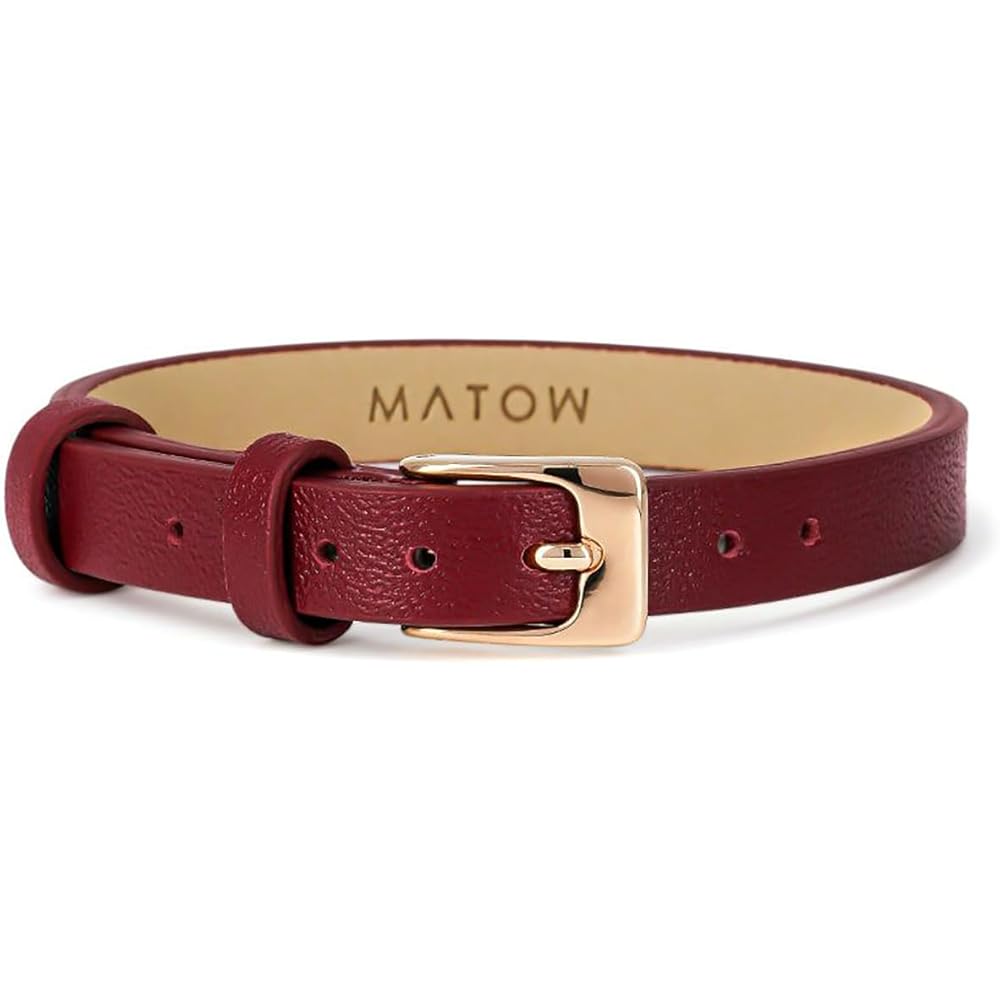 Matow Women s Leather Watch Replacement Strap Rose Gold 20mm Generic Watch Accessory