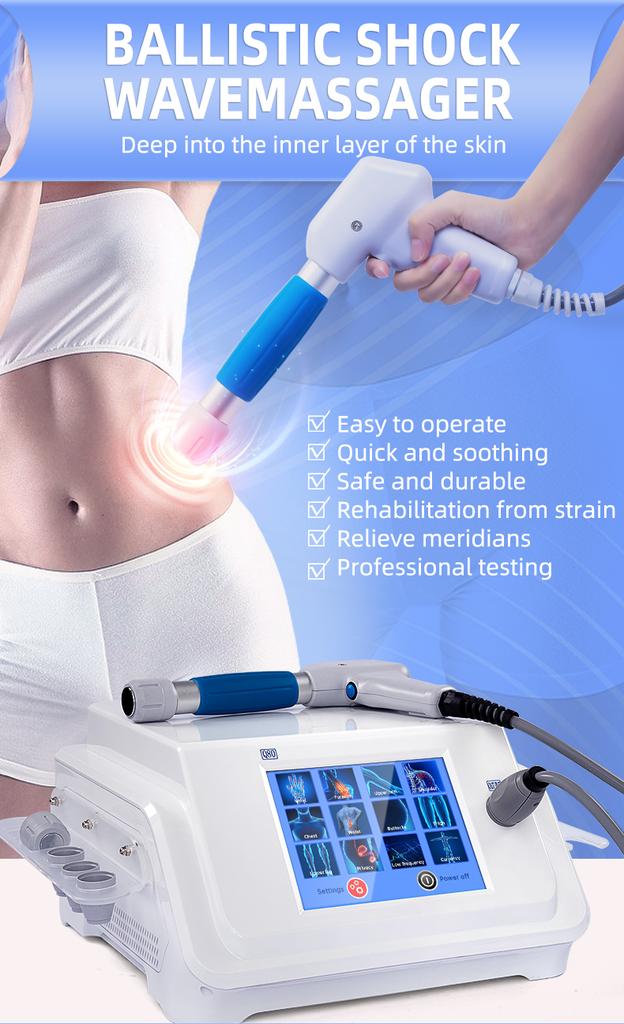 Portable Pneumatic Shockwave Eswt Therapy Equipment Physical Therapy Shockwave Back Pain Relieve Shock Wave
