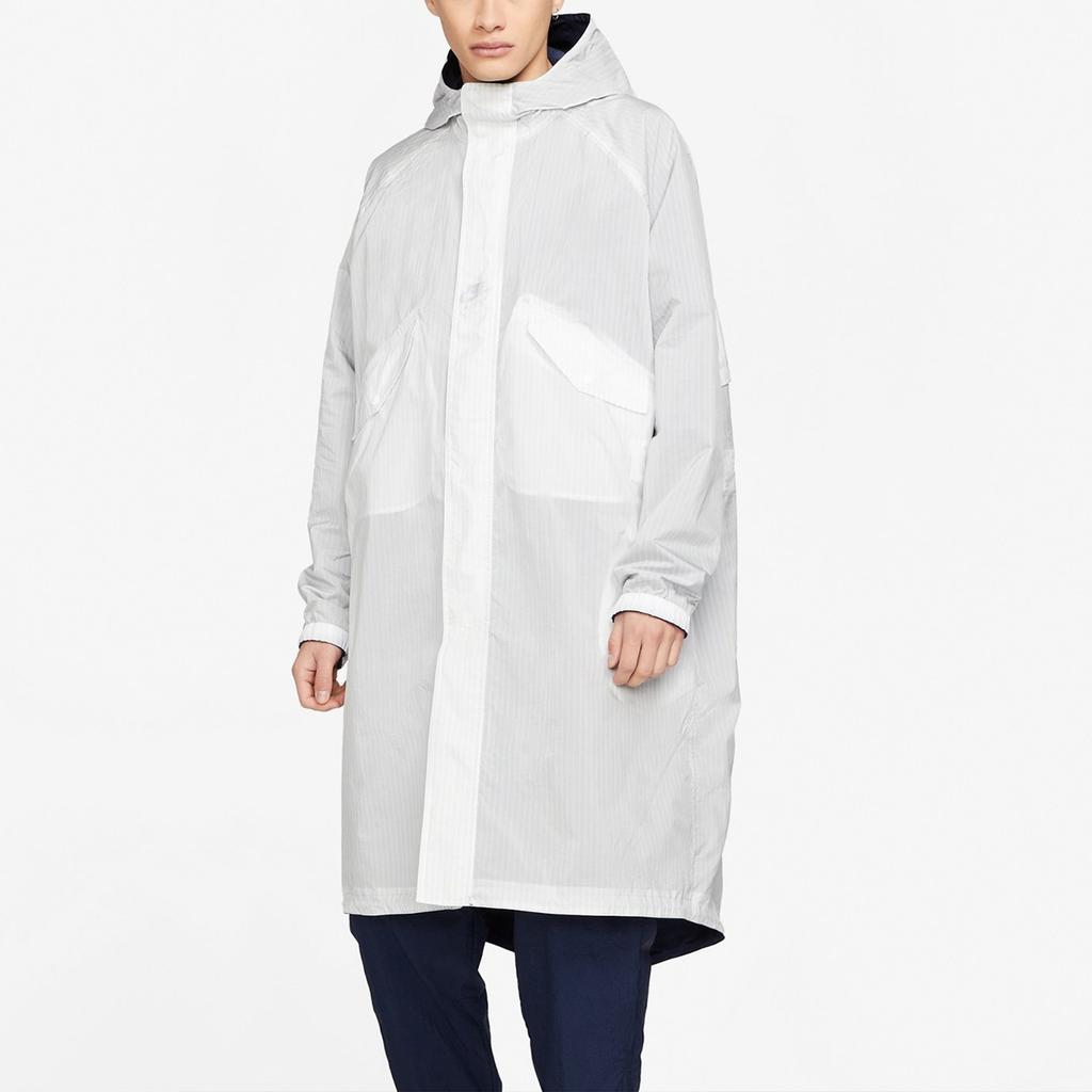 Nike Air x Kim Jones Double-Sided Mid-Length Hooded Jacket Unisex Blue/White DC9983-451