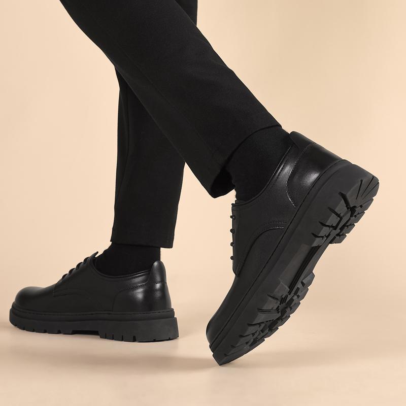 Fashion Non-Slip Men Fashion Walking Shoes Lace-Up Oxfords with Pointed Toes Classic Men Dress Footwear New Arrival Men's Business Shoes