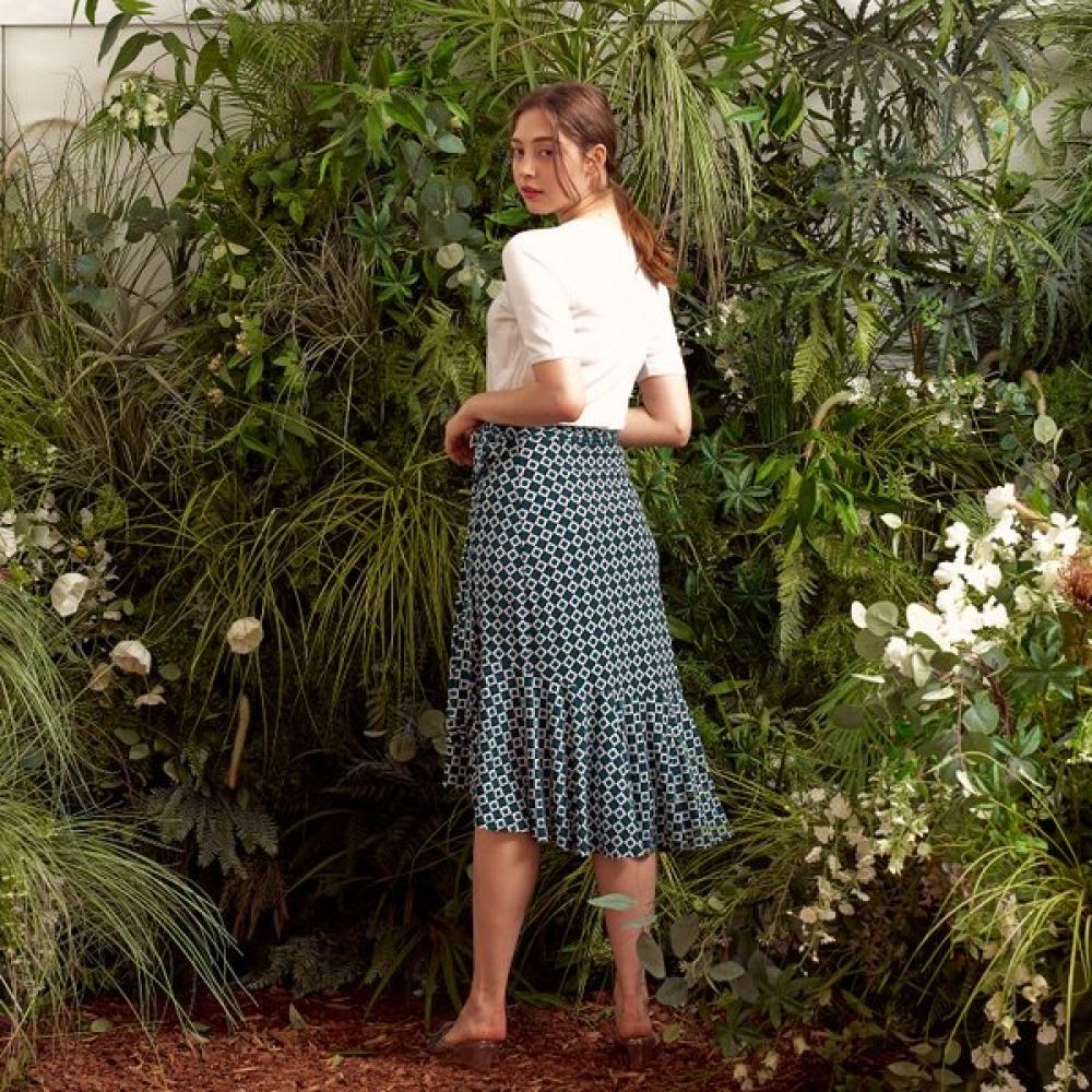 Lipbbam Vivienne Frill Wrap Skirt Ldm57sg01