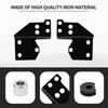 Motorcycle Front Docking Hardware Quick Release Hardware Compatible with for Touring Road King Electra Glide Street Road Glide