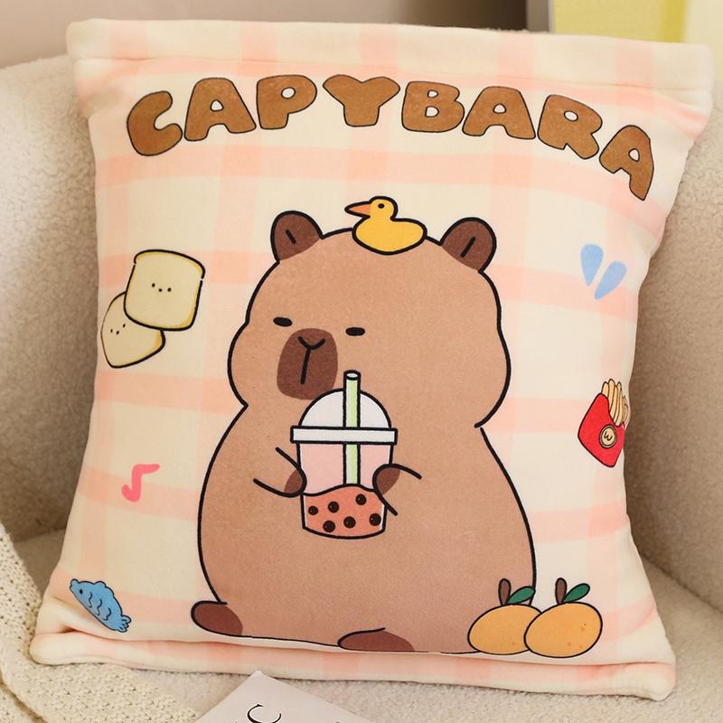 

Шесть Мячей Капибара Сумка Мультяшный Тритон Животное Сквиши Мини Куклы Плюшевая Подушка Офис Сон Еда Закуска Плюшевая Игрушка Плюш Идея для Подарка 6 small