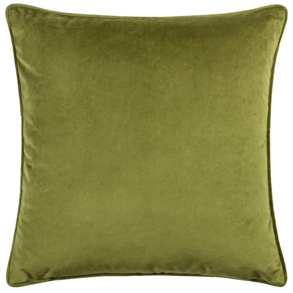 Hoem Malans Piped Velvet Cut Cushion Cover