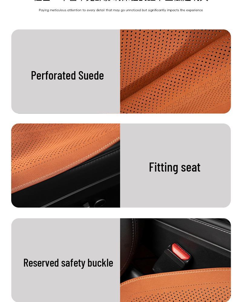 Geely Universal Breathable Car Seat Cushion - Four Seasons, Single Piece, Front & Rear Cover