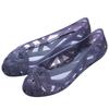 New Women's Summer Baotou Hollow Out Flat Sole Beach Sandal Soft Sole Non Slip Shallow Slip-On Jelly Mom's Sandals