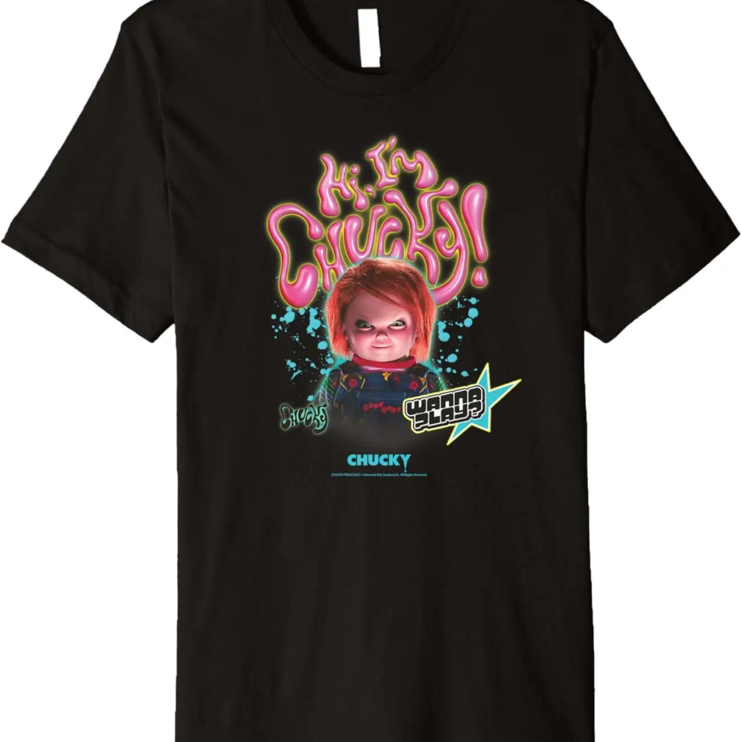 Chucky Wanna Play_ Retro Style Premium T-Shirt S