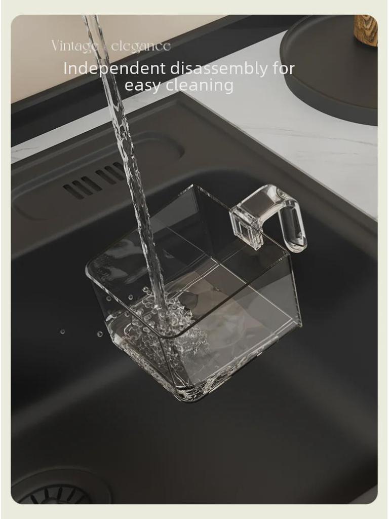 Conjunto de caixa de tempero de plástico antiperfurante para montagem na parede com colher - Inclui recipientes para sal e glutamato monossódico para cozinha.