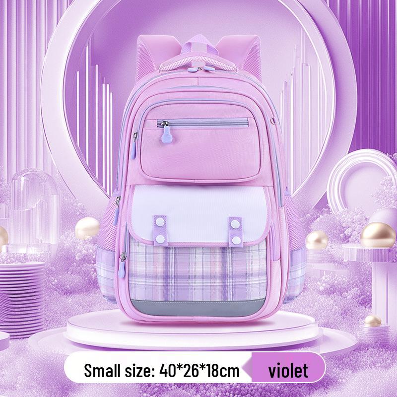 

Lightweight, Wear-Resistant Girls Backpack: Protects Spine & Reduces Burden - Ideal for Primary School