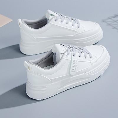 Kleine witte schoenen dames lente nieuwe damesschoenen zomer student veelzijdig platte lente en herfst sport board schoenen