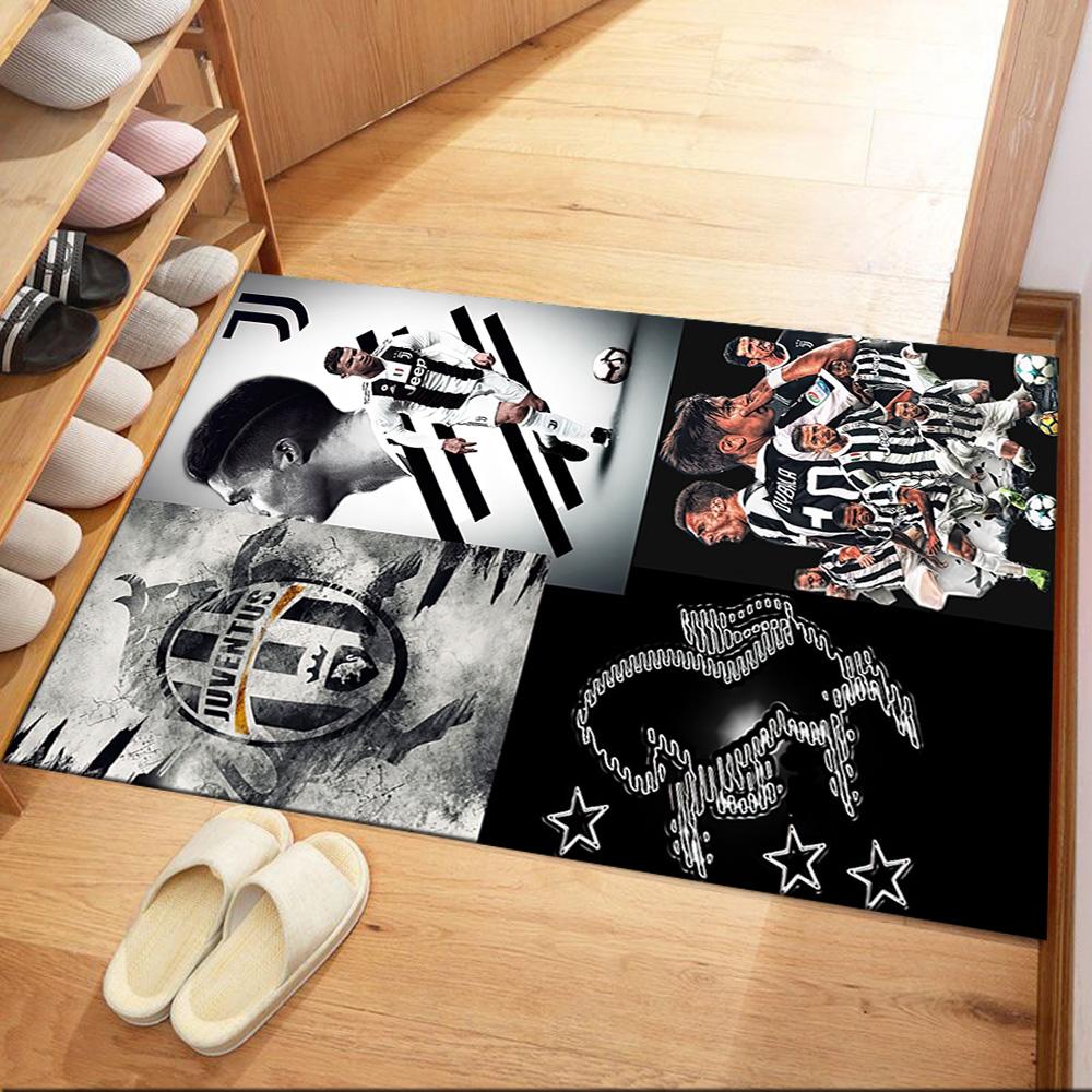 Juventus Floor Mat Perfect For Dormitory Bedrooms Foyer Study Room Antislip Rug Office Home Decor Wedding Party Gift