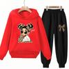 Leopardenmuster Schleife Kinder Kapuzenpullover Anzug Geeignetes Alter 3-12 Mädchen Jacke Kleinkind Langarm Freizeit Druck Herbstkleidung
