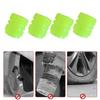 4X Yellow Luminous Tire Valve Cap Car Auto Wheel Dust Cover Glow In The Dark