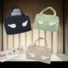 Charming Polka-Dotted Wing Bag; Makeup Holder; Vast Capacity Portable Hygiene Bag; Learner's Pack Girl Memento