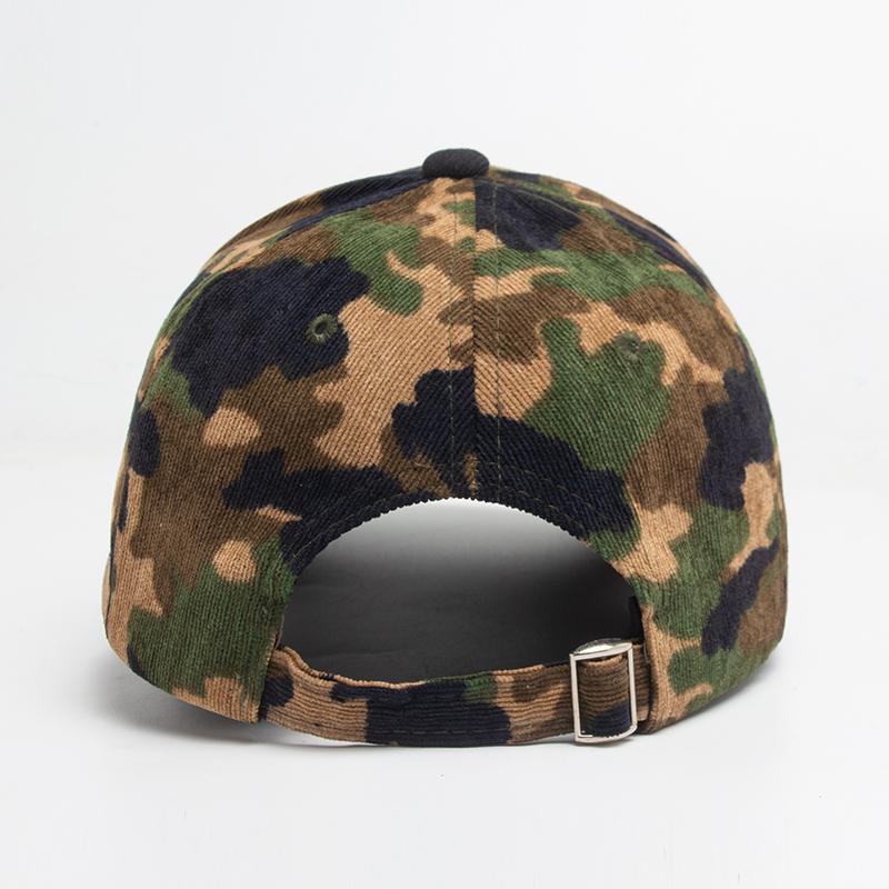 Corduroy Camouflage Outdoor Baseball Cap Men Autumn Winter Women Snapback Caps Casual Vintage Hat For Sport Unisex Adjustable