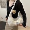 Stylish Fashionable Nylon Tote Bag For Commuting Available In Black Pink Yellow And White
