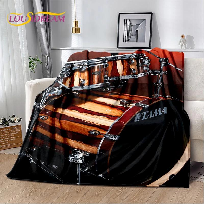 3D Musikinstrumente TAMA Schlagzeug Schlagzeug Set Decke, Weiche Überwurfdecke für Zuhause Schlafzimmer Bett Sofa Picknick Reisen Büro Abdeckung Geschenk