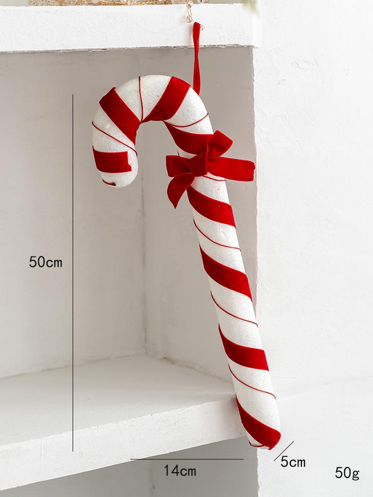 Kırmızı ve Beyaz Noel Süsü Seti: Toplar, Şeker Bastonları ve Lolipoplar