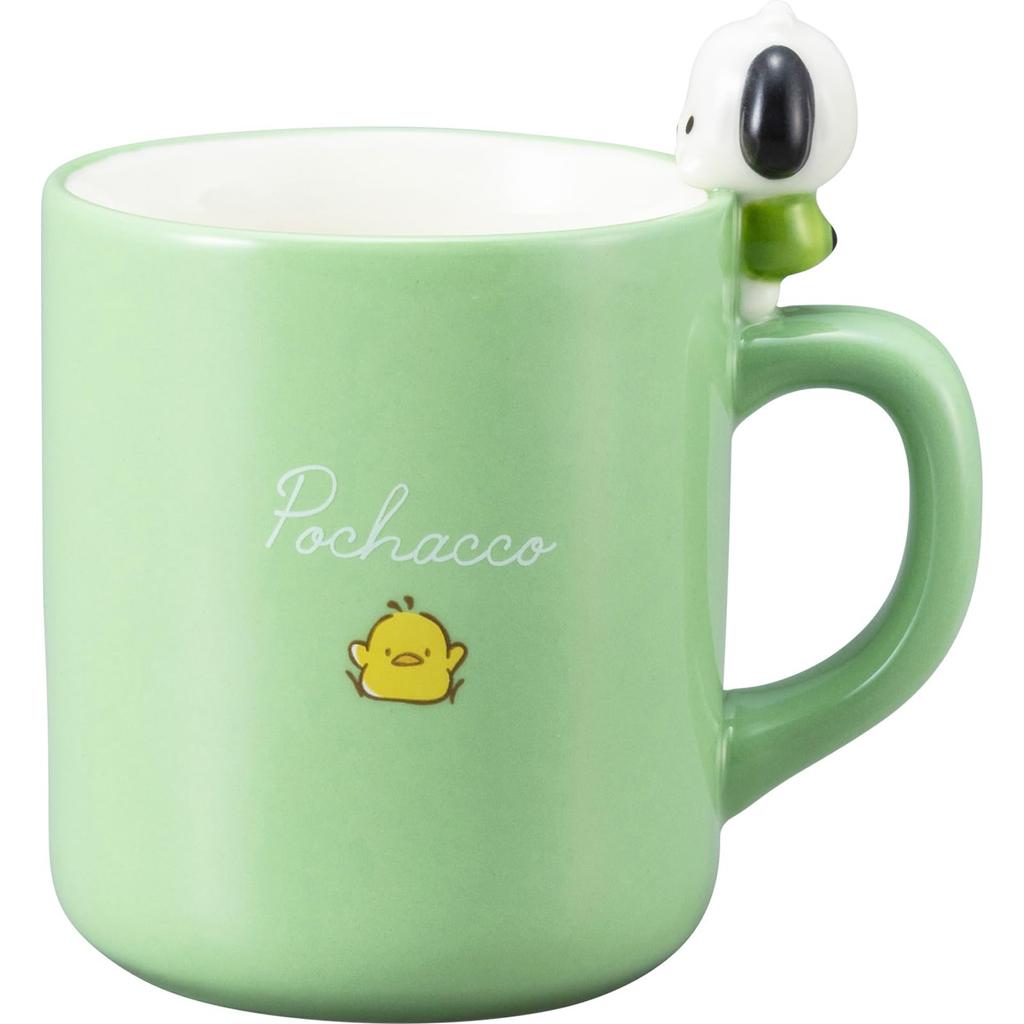 Sanart Sanrio Pochacco Mug with Figure Nokkari 260ml Miscellaneous Goods Sanrio Goods Gift Present (SANRIO) Approx. SAN4211-5