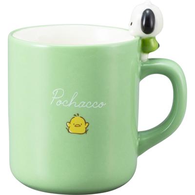 Sanart Sanrio Pochacco Mug with Figure Nokkari 260ml Miscellaneous Goods Sanrio Goods Gift Present (SANRIO) Approx. SAN4211-5