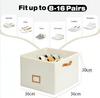 Foldable Shoe Storage Box Dust-proof shoe organizer Multi-function Home Storage Box Used for Wardrobe Sorting and Storing Sock