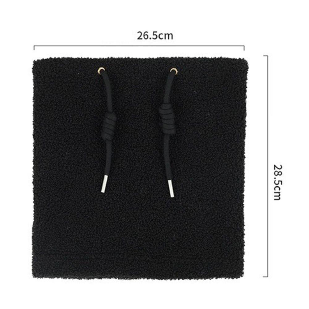 Winter Neck Tube Scarf Thermal Windproof Polar Fleece Bandana Face Cover Adjustable Neck Warmer Cycling Outdoor Cold Weather