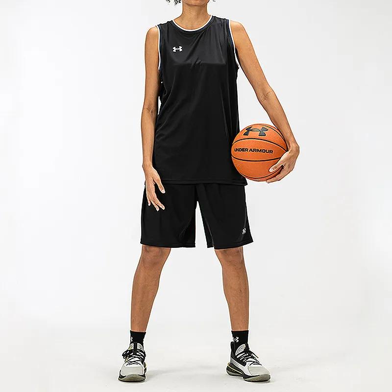 Under Armour Color Block Logo Versatile Pullover Short Sleeve T-Shirt And Mid Rise Shorts Casual Sports Set Men sets 24500509-100+21500201-001