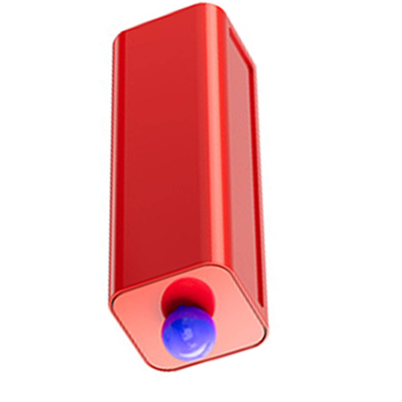 

Вместительный штабелируемый держатель для косметики, настольный ящик для хранения для дома, офиса или спальни, пыленепроницаемый органайзер для канцелярских принадлежностей красный