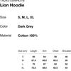 ThIs Is Never That Lion Hoodie Dark Grey