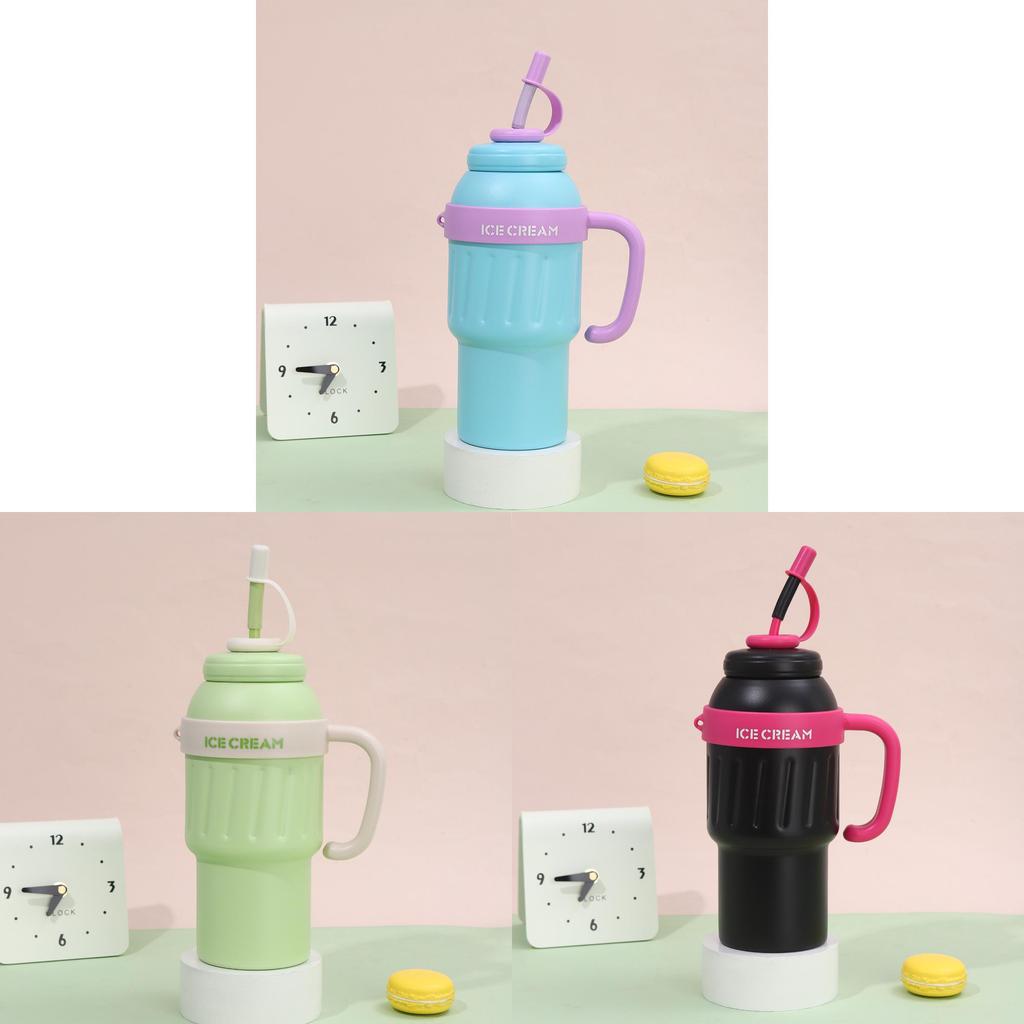 Stainless Steel Insulated Travel Mug With Handle For Outdoor Activities And Gift Giving