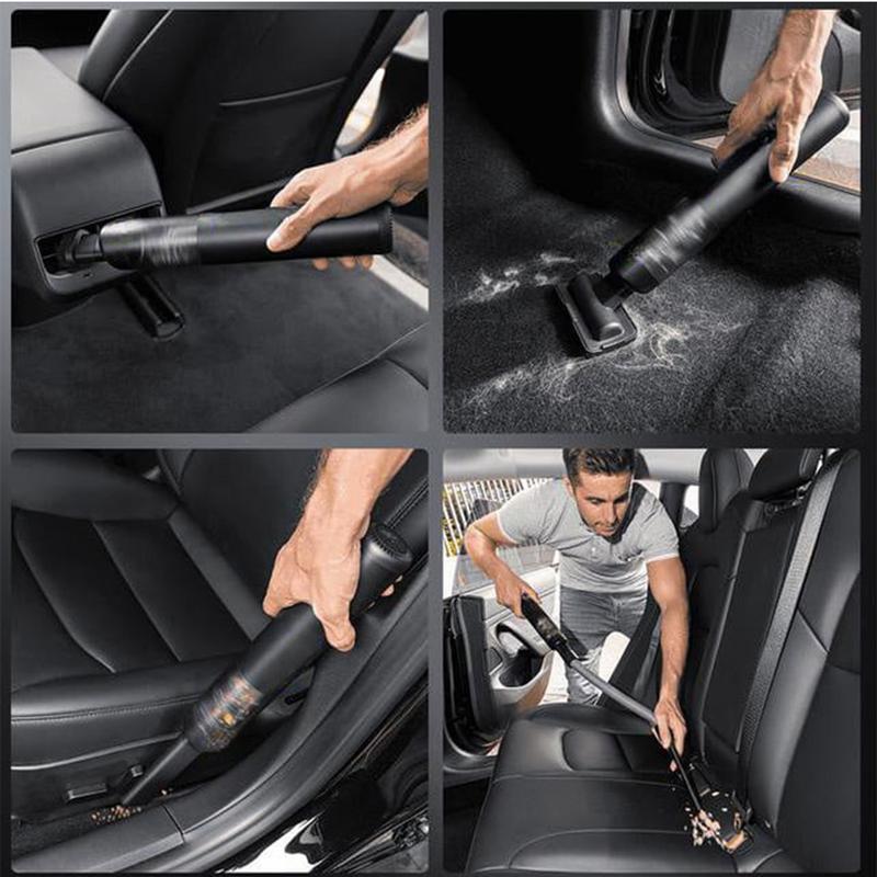 Car Vacuum Portable High Power Handheld Vacuum 200W Lightweight Cordless Powerful Car Vacuum 19000Pa With Cord Bag Attachments