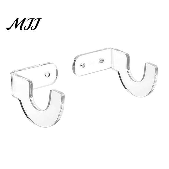 Acrylic Swords Holder Rack Wall Mounted Stand, Transparent Display Horizontal Holder, Stand Hanger with Screws and Expansion Tubes for