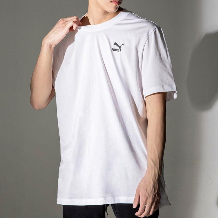 Puma Set-in Sleeve T-Shirt Men's White 598939-02